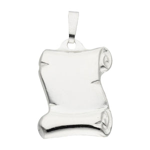 PLACA PLATA 925MM PERGAMINO GRANDE