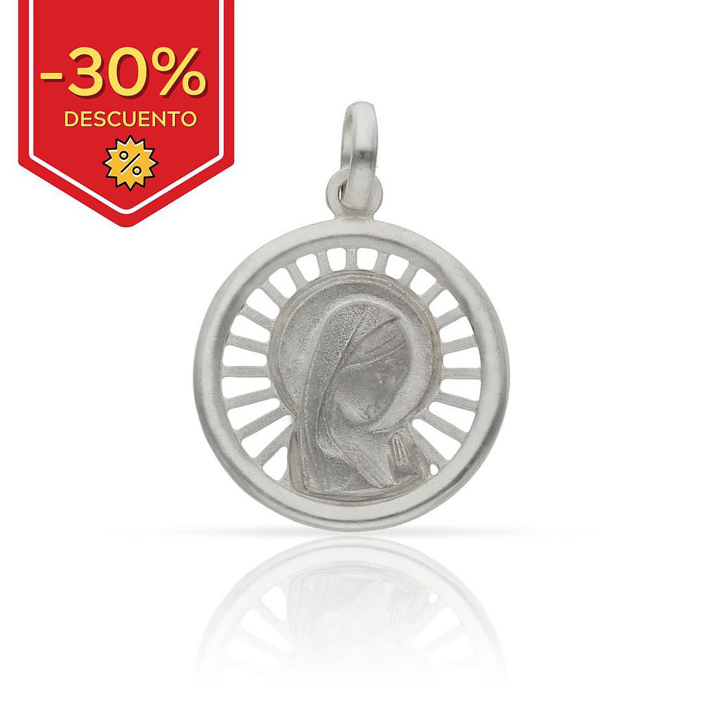 MEDALLA PLATA 925MM VIRGEN NIÑA - 18MM