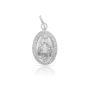 MEDALLA PLATA 925MM V. MILAGROSA GRANDE - 10x14MM