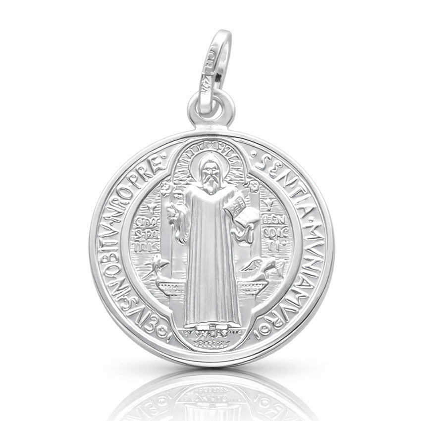 MEDALLA PLATA 925MM SAN BENITO - 17MM