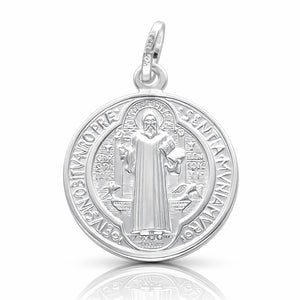MEDALLA PLATA 925MM SAN BENITO - 17MM