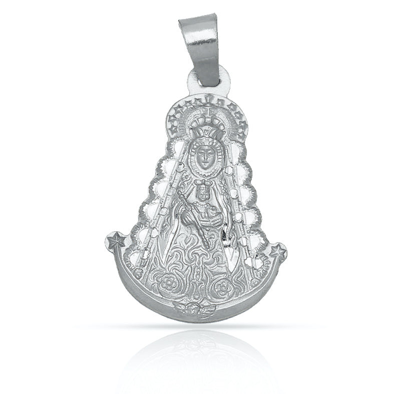MEDALLA PLATA 925MM V. DEL ROCIO - 26x37MM