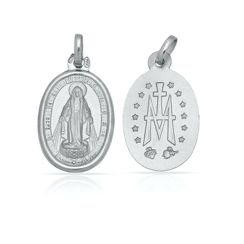 MEDALLA PLATA 925MM V. MILAGROSA PEQUEÑA - 11x18MM