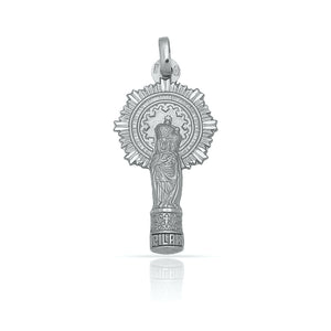 MEDALLA PLATA 925MM V. DEL PILAR - 12x23MM