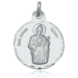 MEDALLA PLATA 925MM SAN JUDAS TADEO - 21MM