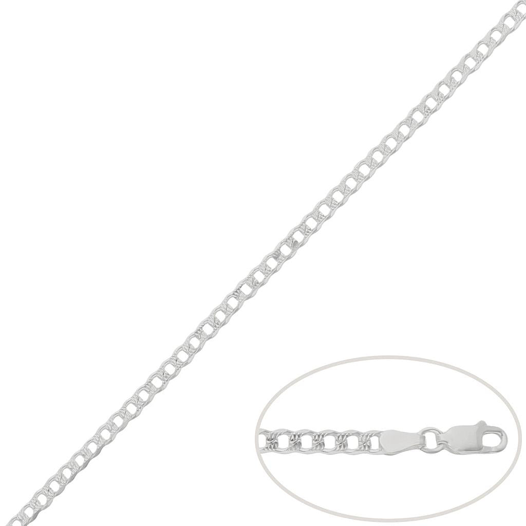 CADENA PLATA 925MM BARBADA - 3MM