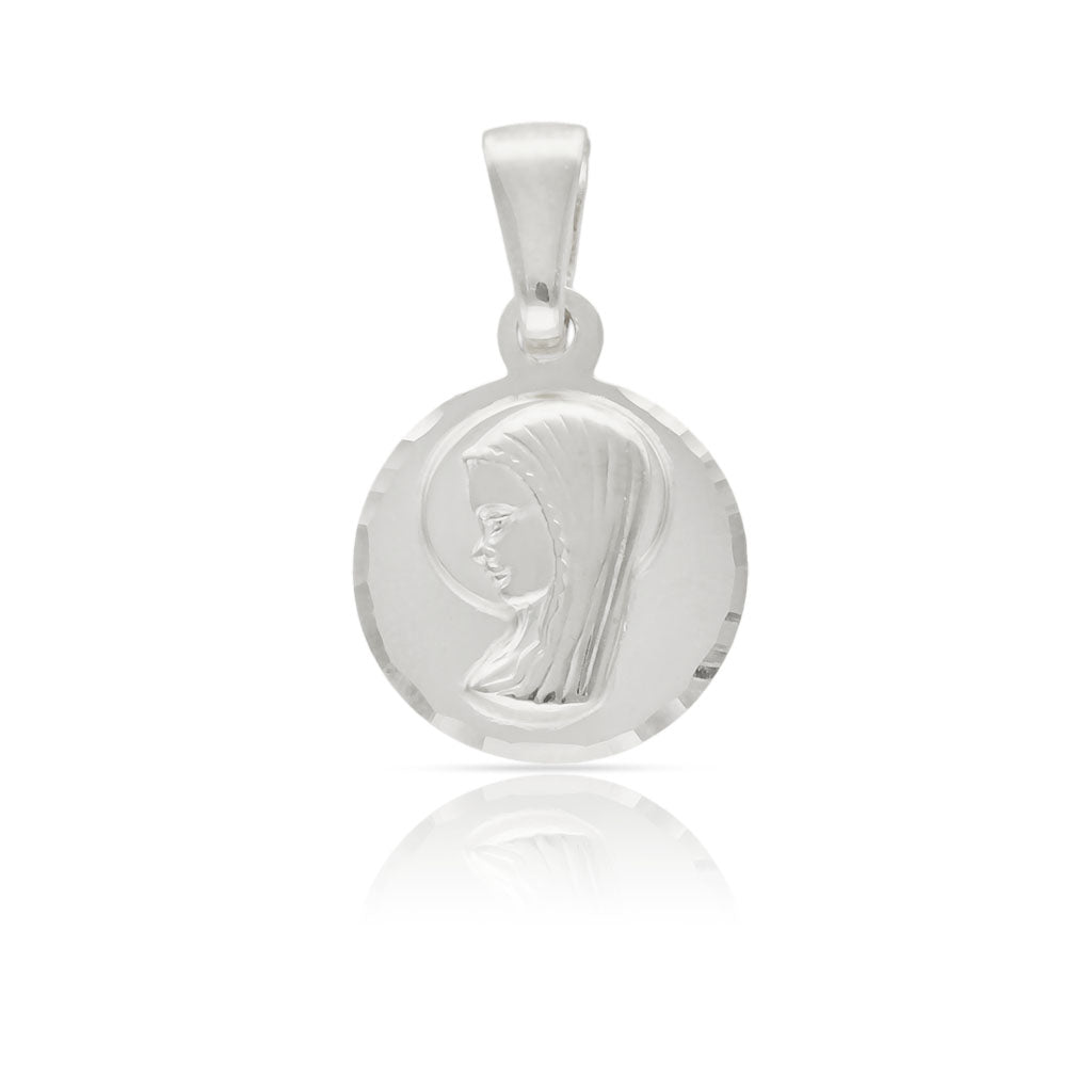 MEDALLA PLATA 925MM VIRGEN NIÑA - 14MM