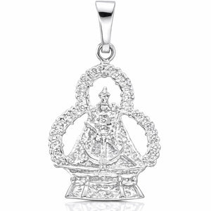 MEDALLA PLATA 925MM VIRGEN DE LA CABEZA GRANDE - 18x26MM