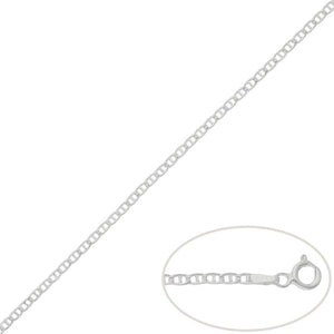 CADENA PLATA 925MM ANCLA - 2.50MM