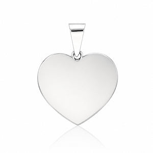 COLGANTE PLATA 925MM CORAZON PEQUEÑO - 22x20MM