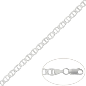 CADENA PLATA 925MM ANCLA - 5.50MM