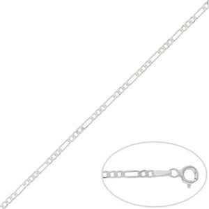 CADENA PLATA 925MM 3x1 - 2.50MM