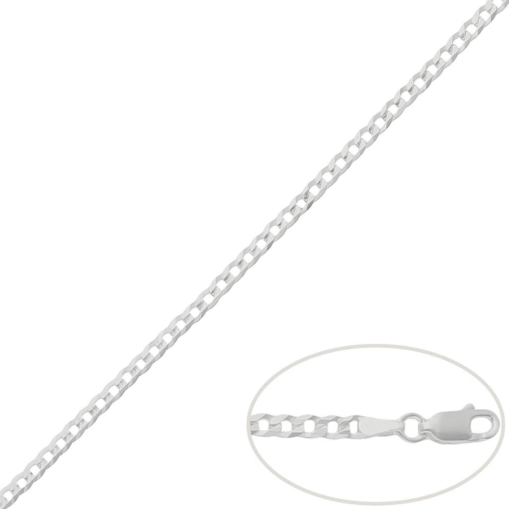 CADENA PLATA 925MM BARBADA - 3MM