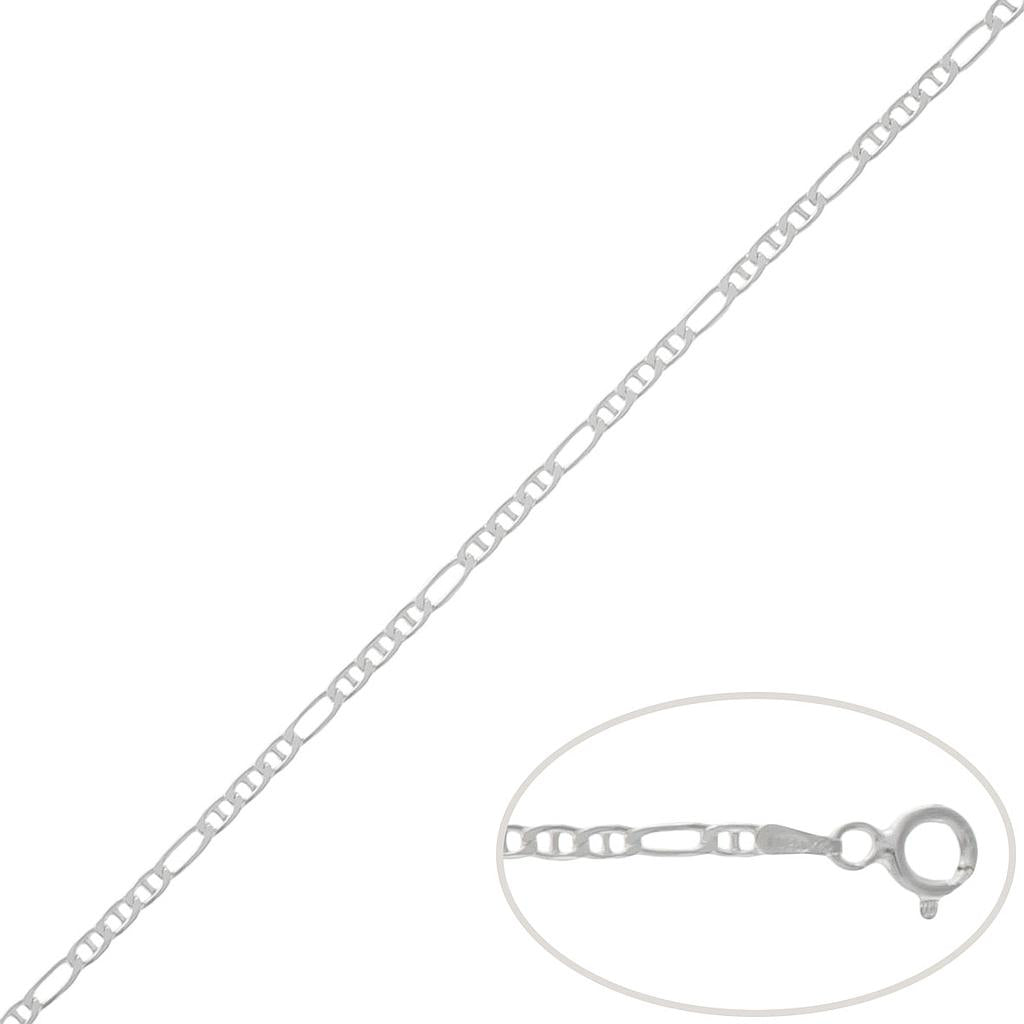 CADENA PLATA 925MM ANCLA - 2.50MM