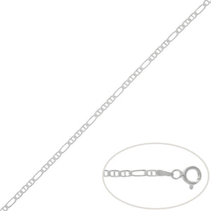 CADENA PLATA 925MM ANCLA - 2.50MM