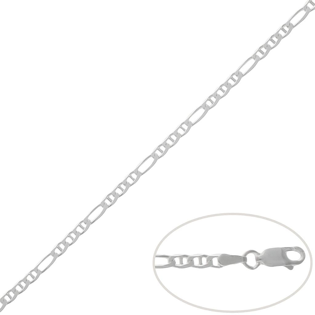 CADENA PLATA 925MM ANCLA - 3MM