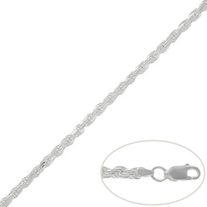 CORDON PLATA 925MM MACIZO - 3.50MM