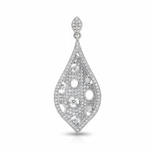 COLGANTE PLATA 925MM CIRCONITAS