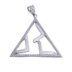COLGANTE PLATA 925MM CIRCONITAS