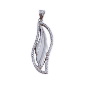 COLGANTE PLATA 925MM CIRCONITAS