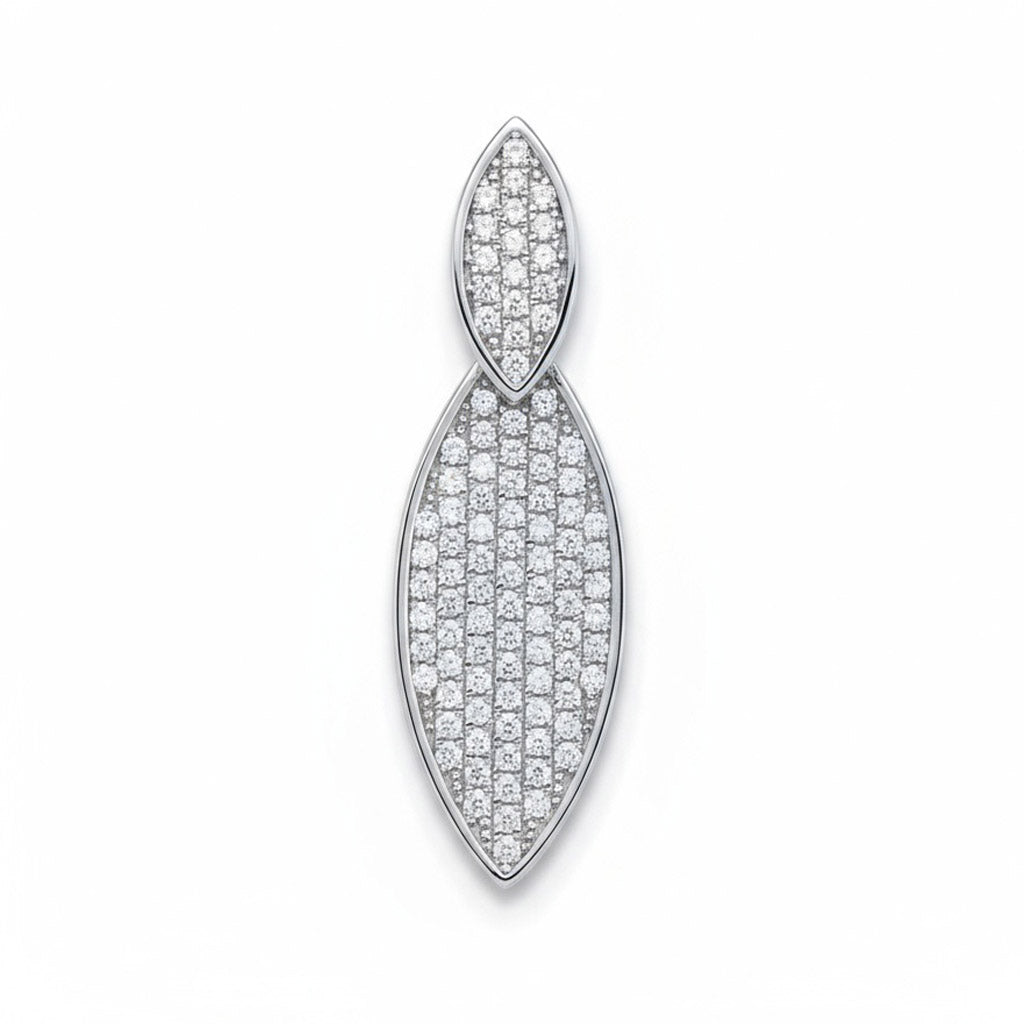 COLGANTE PLATA 925MM CIRCONITAS