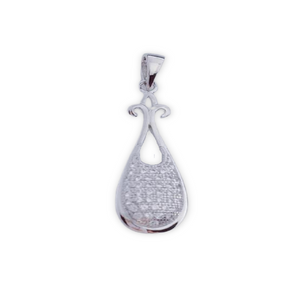 COLGANTE PLATA 925MM CIRCONITAS