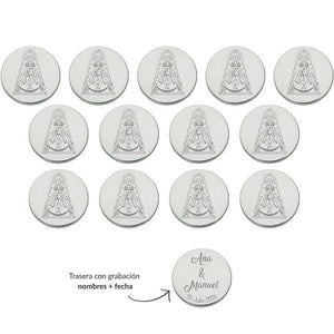 ARRAS PERSONALIZADAS V. DEL ROCIO · PLATA DE LEY