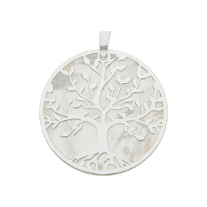 COLGANTE PLATA 925MM ARBOL DE LA VIDA NACAR - 25MM