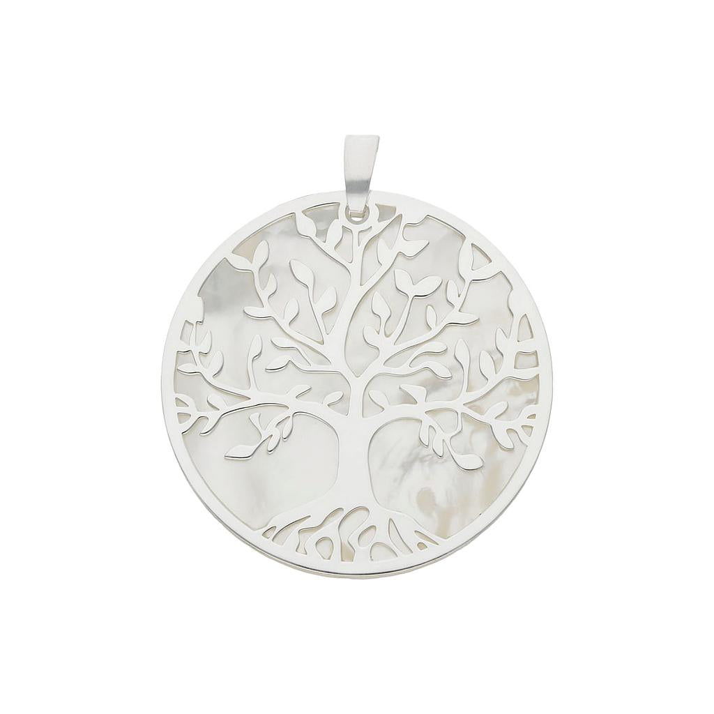 COLGANTE PLATA 925MM ARBOL DE LA VIDA NACAR - 18MM