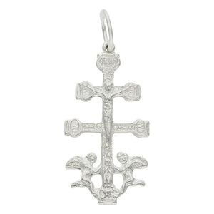 CRUZ PLATA 925MM CARAVACA - 12x23MM