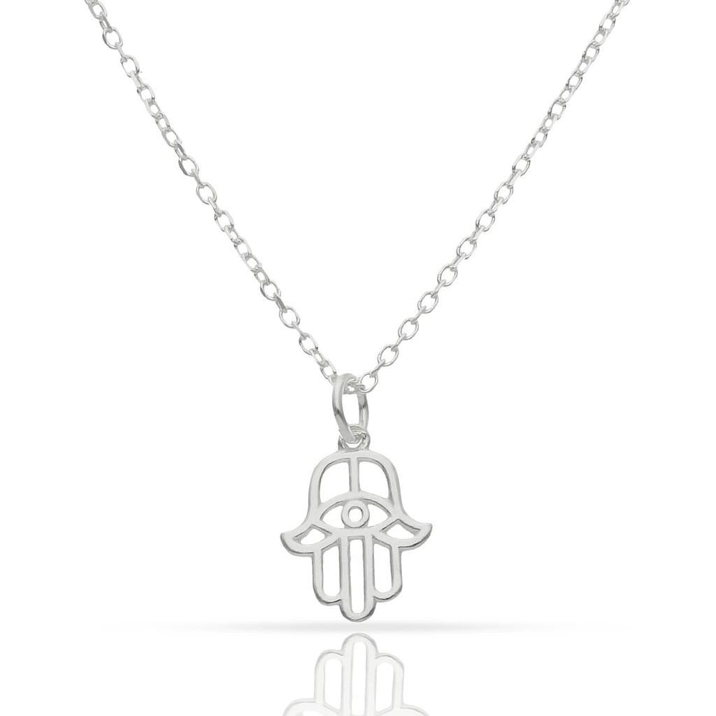 GARGANTILLA PLATA 925MM MANO DE FATIMA