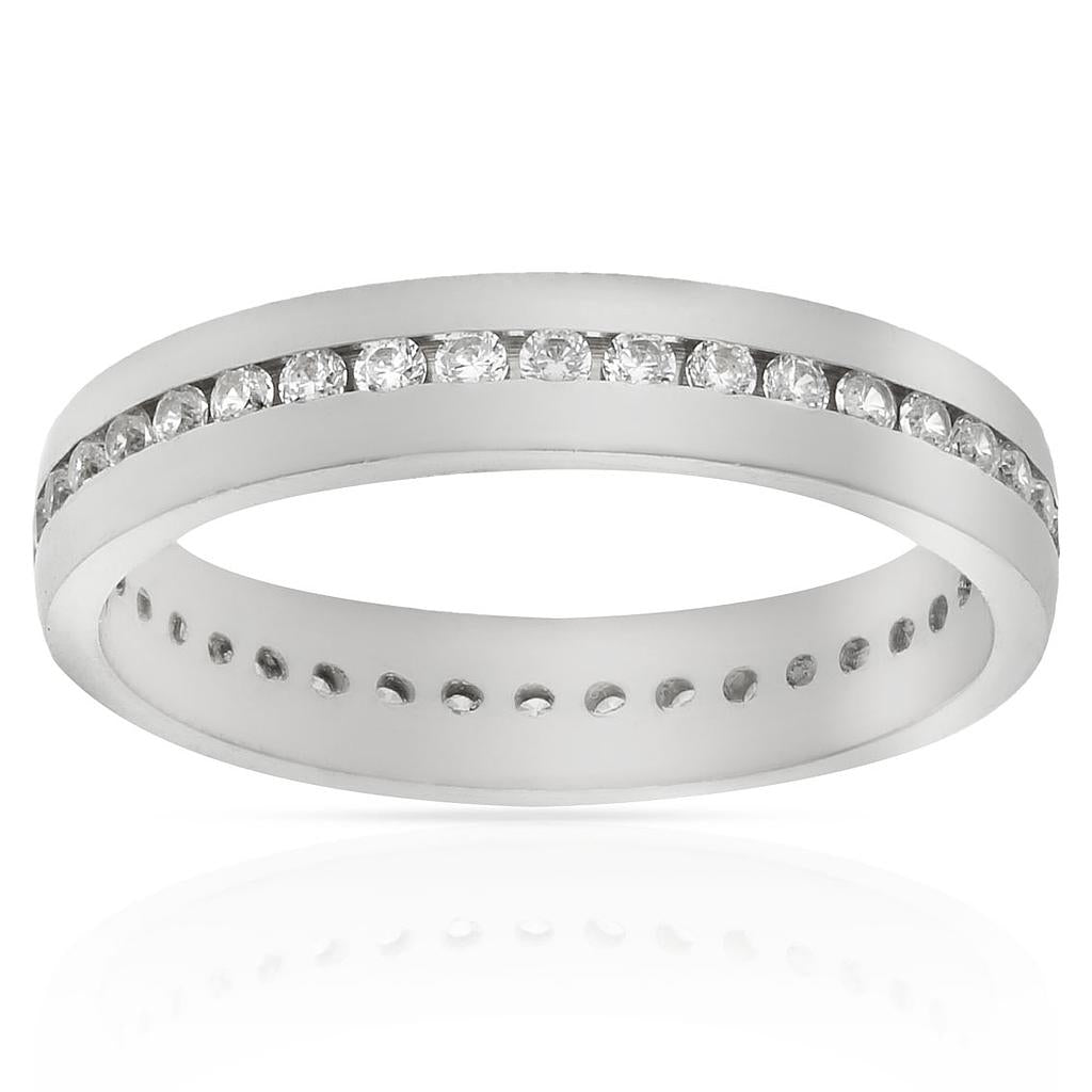 ALIANZA PLATA 925MM CIRCONITAS - 4MM