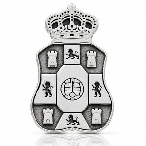 PIN PLATA 925MM ESCUDO EQUIPO FUTBOL LOCAL