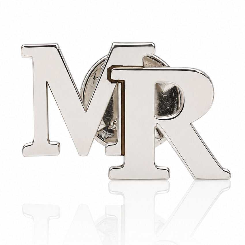 PIN PLATA 925MM INICIALES