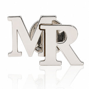 PIN PLATA 925MM INICIALES