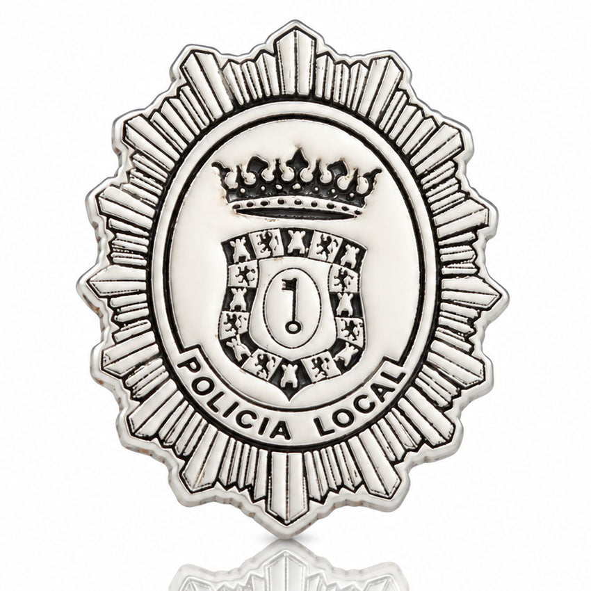 PIN PLATA 925MM POLICIA LOCAL