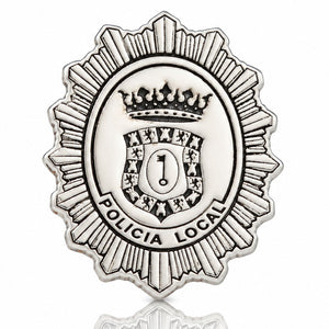 PIN PLATA 925MM POLICIA LOCAL