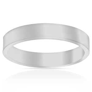 ALIANZA PLATA 925MM CANTO RECTO - 4MM
