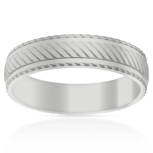 ALIANZA PLATA 925MM TALLADA - 5MM