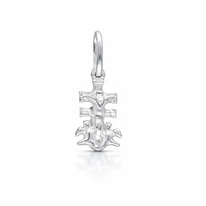 CRUZ PLATA 925MM CARAVACA PEQUEÑA CRISTO RELIEVE - 5x12MM