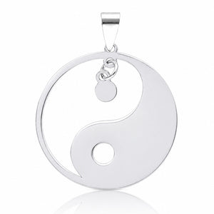 COLGANTE PLATA 925MM YIN YANG - 20MM