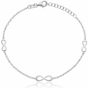 PULSERA PLATA 925MM 3 INFINITOS