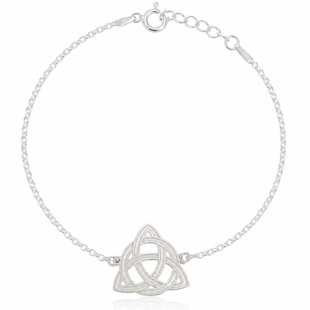 PULSERA PLATA 925MM TRIQUETA + CIRCULO