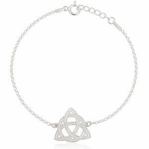 PULSERA PLATA 925MM TRIQUETA + CIRCULO