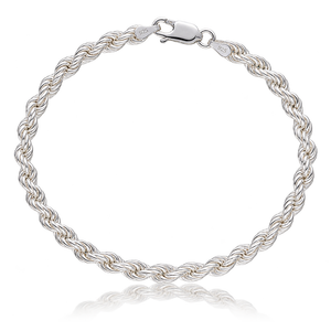PULSERA PLATA 925MM CORDON SALOMONICO - 4.30MM