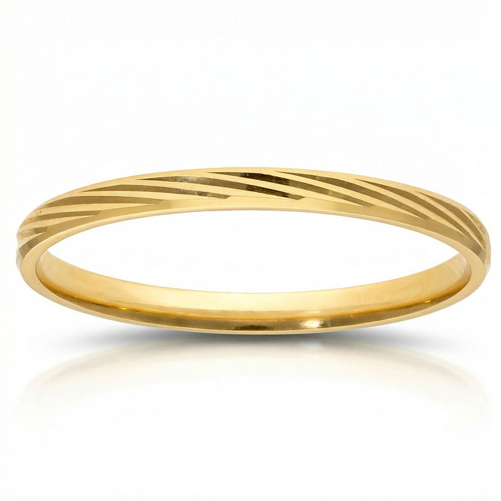 ALIANZA ORO 18KL TALLADA - 1.80MM