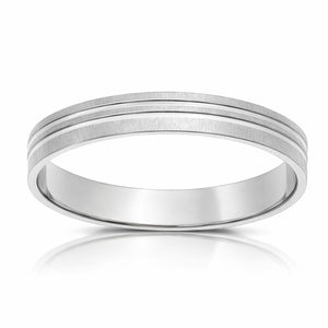 ALIANZA ORO BLANCO 18KL - 3.50MM