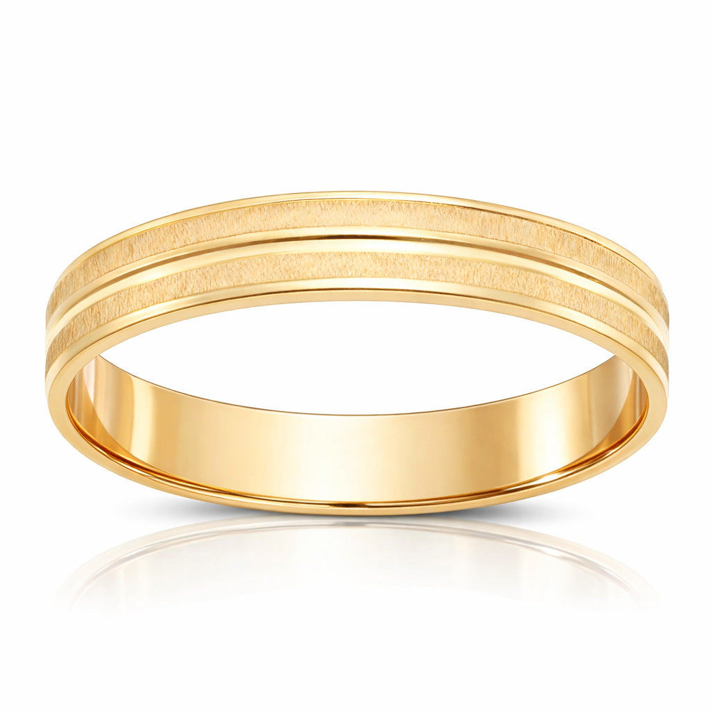 ALIANZA ORO 18KL TALLADA - 4MM
