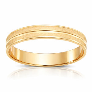 ALIANZA ORO 18KL TALLADA - 4MM