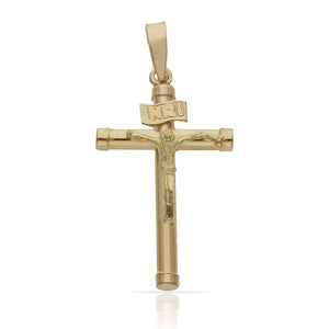 CRUZ ORO 18KL CRISTO - 15X28MM